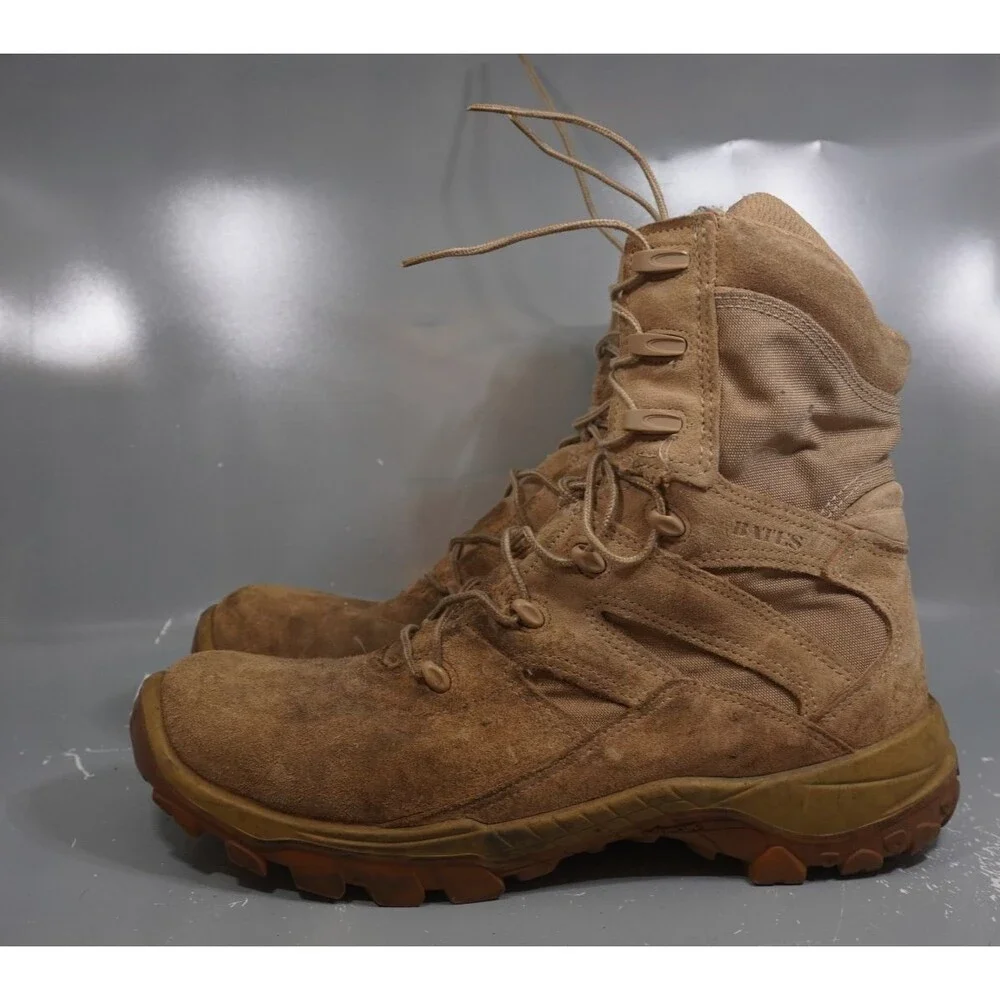 Bates E01450 M8 Hot Weather Tactical Desert Boots Men’s 12.5 N Vibram Tan USMC